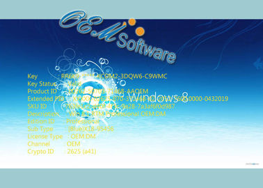 Szybka dostawa Klucz produktu komputera Klucz produktu Windows 8.1 Pro dla komputera PC