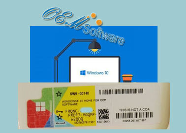 Wielojęzyczny klucz produktu PC Aktywacja online Windows 10 Pro Coa