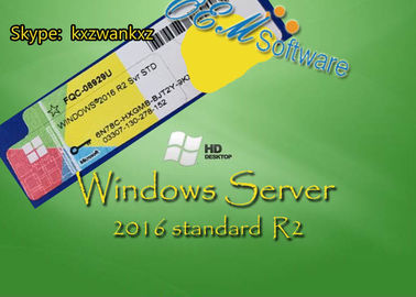 Oryginalny Windows Server 2016 Standard R2 Oem Pack Naklejka Coa Licencja na klucz detaliczny