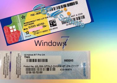 Hologram Windows 7 Coa Sticker Wygraj 7 Pro Oem Online klucz aktywacyjny