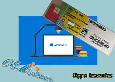 Komputer Windows 10 Coa Sticker Wygraj 10 licencji na profesjonalną etykietę z hologramem
