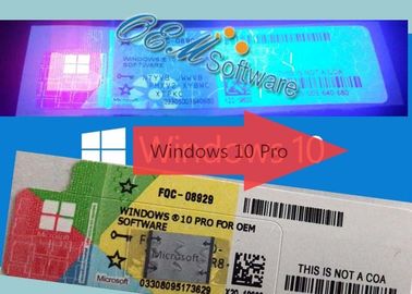 Naklejka Coa 2 PC Windows 10 Professional Klucz licencyjny do laptopa