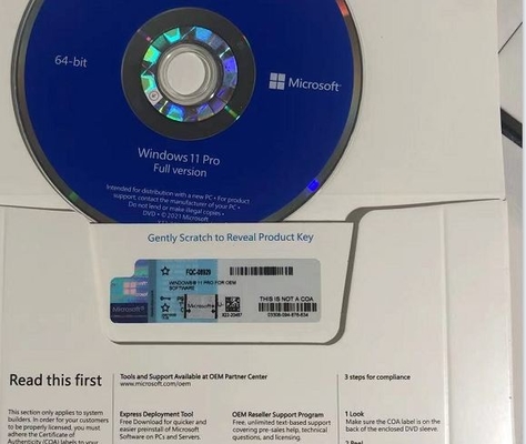 Kod klucza aktywacyjnego Microsoft Windows 11 Wygraj 11 Coa Sticker Oem Pack Box