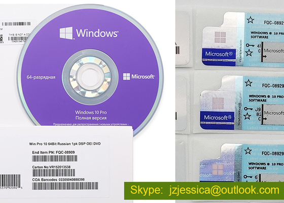 Oryginalna aktywacja globalna Aktywacja online klucza produktu na komputer z systemem Windows 10 Pro