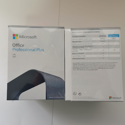 Detaliczny produkt Microsoft Office 2021 Pro Plus 5 szt. Klucz na PC