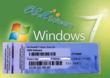 Oryginalny klucz produktu Windows 7 Pro Oem PC, klucz aktualizacji Win 10 do komputera i laptopa