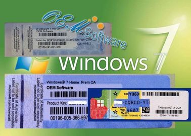 Oryginalny klucz produktu Windows 7 Home Premium PC Dobra kompatybilność Swap bezpłatny