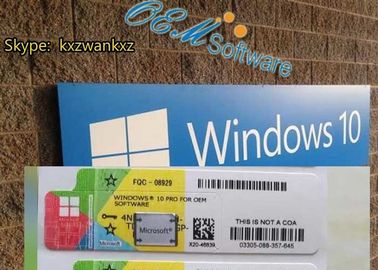 Global Area Windows 10 Coa Naklejka Profesjonalna etykieta DVD Label Sealed