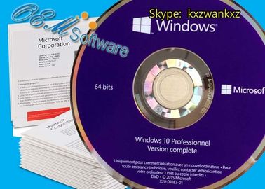 Licencja detaliczna COA DVD Wygraj 10 profesjonalnych kluczy produktu do laptopa