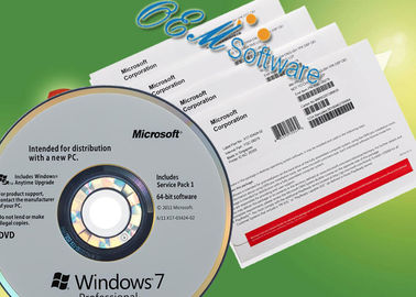 Oryginalna aktywacja online systemu Windows 7 Professional Box Wygraj 7 Pro Key Coa Sticker