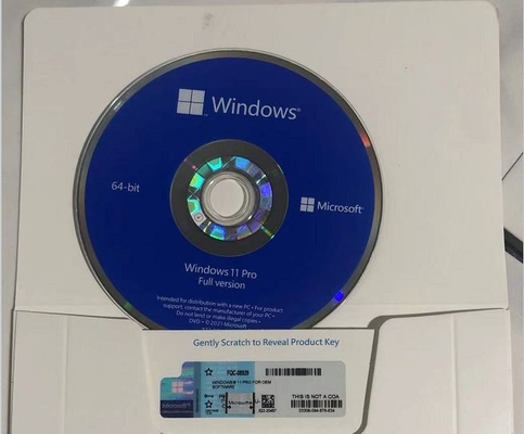 Zapieczętowany klucz aktywacyjny systemu Windows 11 Pro Oem Pack Box z kluczem Pełna wersja