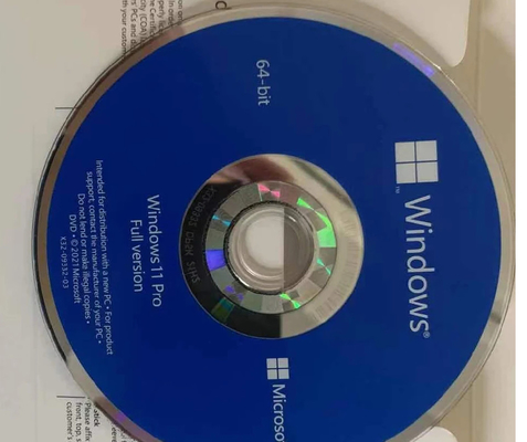Klucz produktu Microsoft Windows 11 Pro z pudełkiem z naklejkami Coa