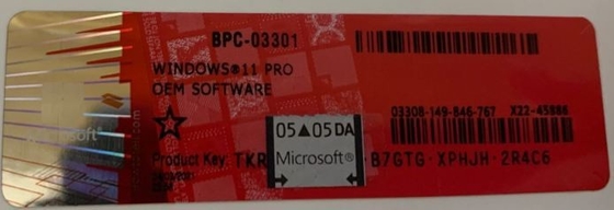 Klucz aktywacyjny Microsoft Windows 11 z naklejką Hologram Win 11 Coa