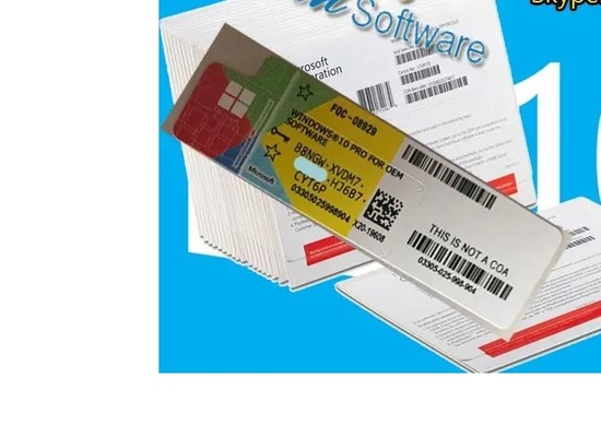 Wysyłka DHL Windows 10 Pro Oem Pack Aktywacja online w pudełku DVD