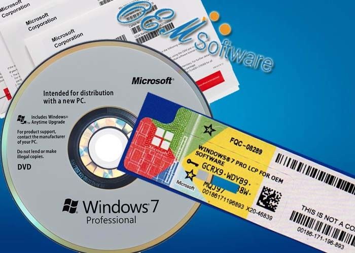 Oprogramowanie Windows 7 Professional Box Win7 Pro Oem Licencja Klucz aktywacyjny