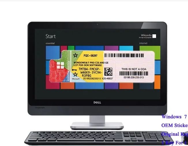 Klucz produktu Microsoft OEM Windows 7 Pro 64-bitowa aktywacja online